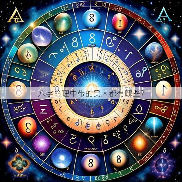 八字命理中帶的貴人都有哪些？